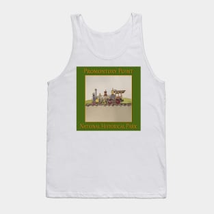 Steam engine at Promontory Point National Historical Park in Utah Tank Top